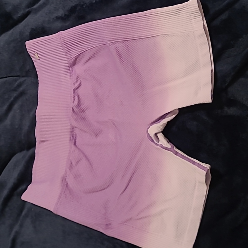 XL Pink seamless bike shorts
